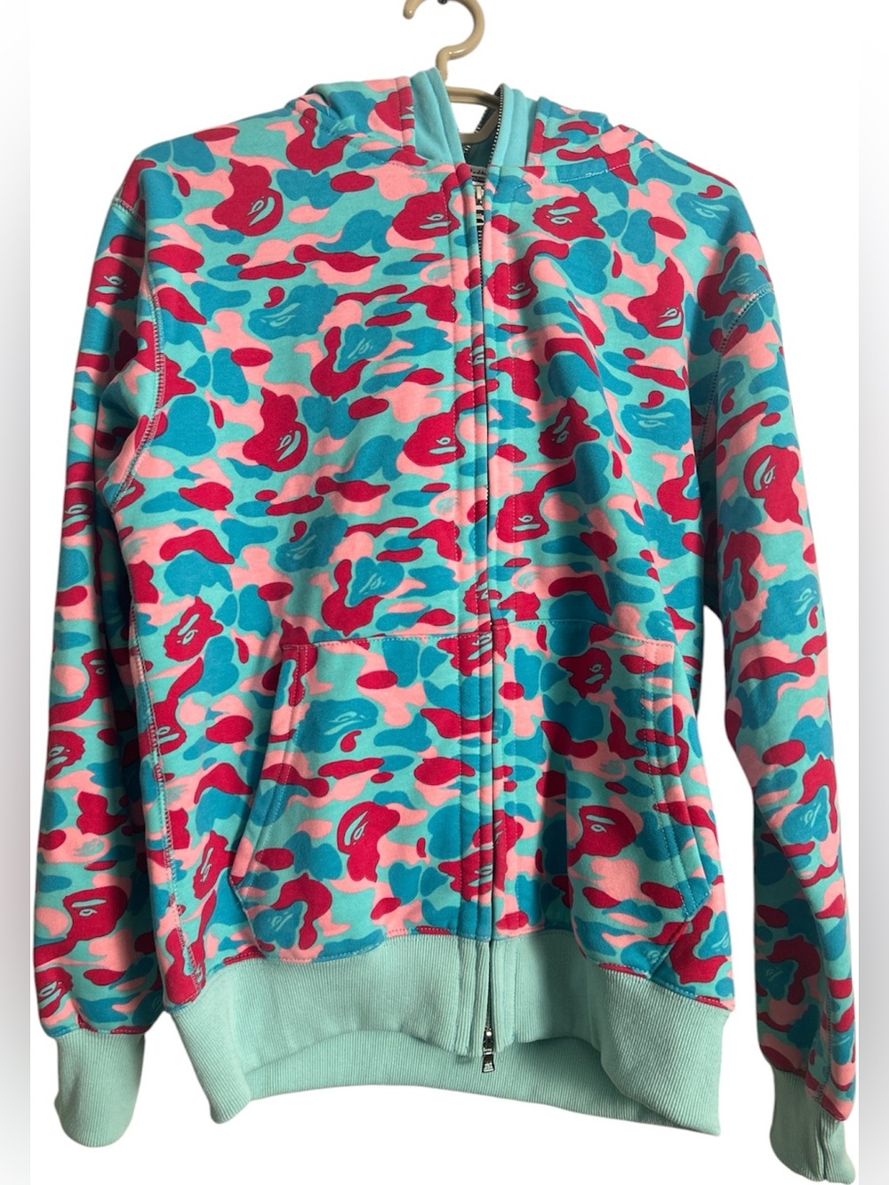 BAPE Store Miami Shark Full Zip Hoodie Size M